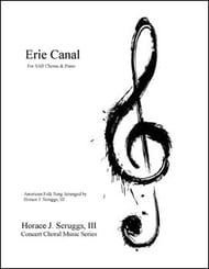 Erie Canal Three-Part Mixed choral sheet music cover Thumbnail